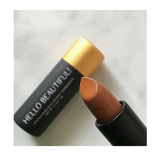 Sweet Violet Beauty Hello Beautiful Lipstick Amber Review